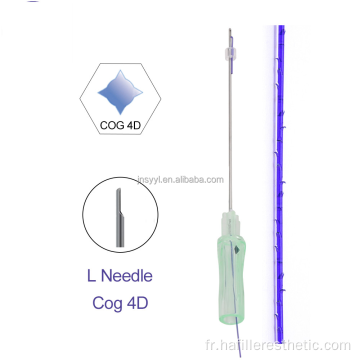 Ventes à chaud Korea Wire PDO PCL PLLA Threads 18G100MM Korea Fios de Face Threads CONE CONE COG AUTRES CONSUBRES MÉDICALES